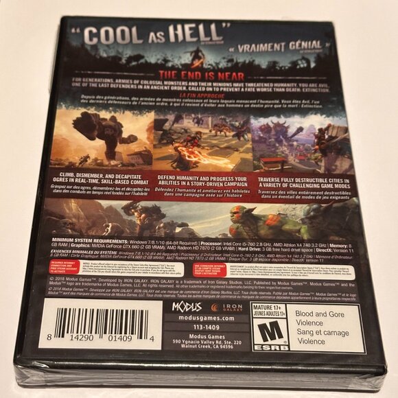 Extinction PC Digital Game Factory Sealed - Picture 2 of 3